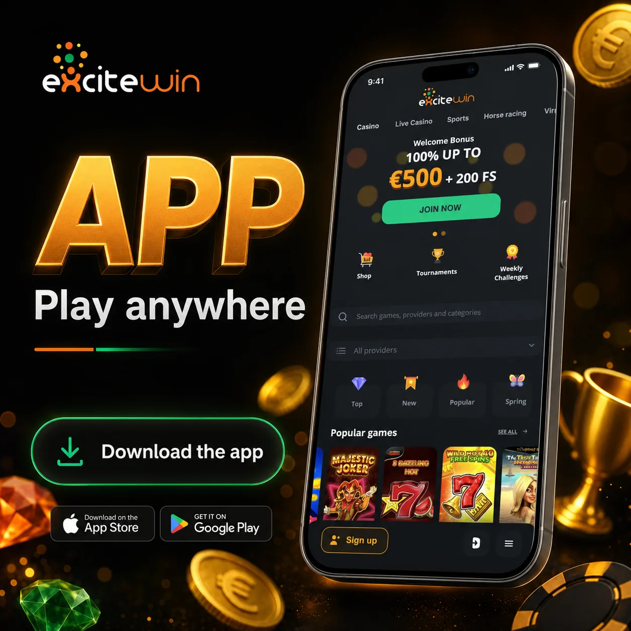 ExciteWin app feature preview