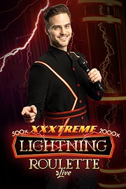 Lightning Roulette live casino game tile at ExciteWin Casino